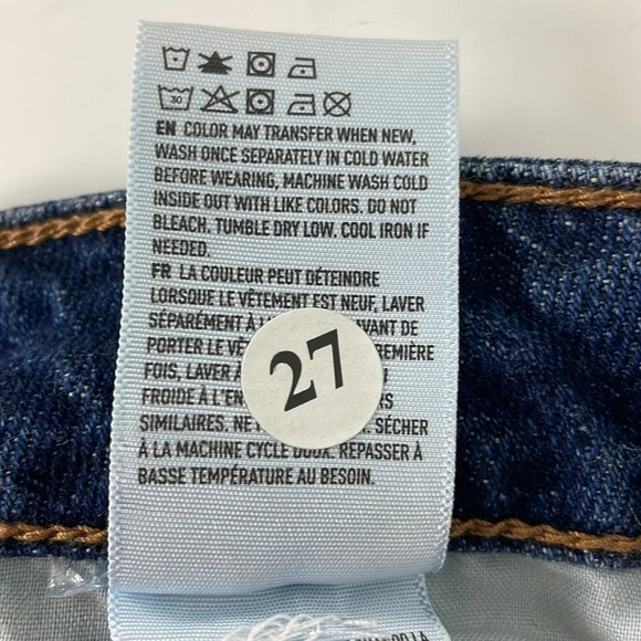 American Eagle Women’s Denim Hi-Rise Festival Mini Skirt Size 6 Blue Frayed - Picture 11 of 13